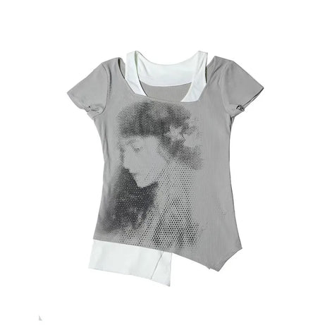 Ghostly Gaze Mesh Top