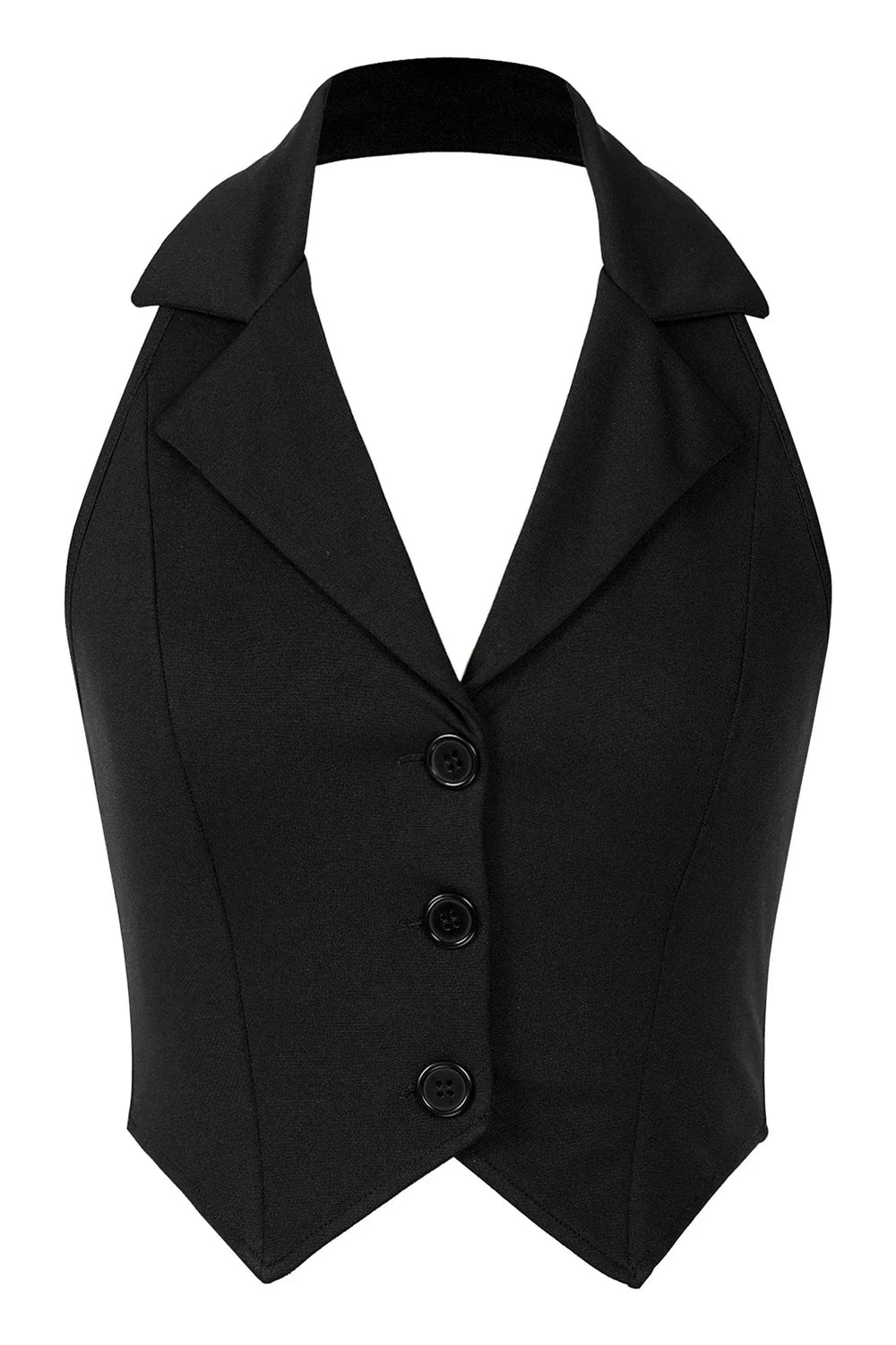 Y2k Women's Vests Halter Neck V-Neck Office Ladies Crop Tops Formal Elegant OL Waistcoat Suits Vest Business Work Wear Mujer