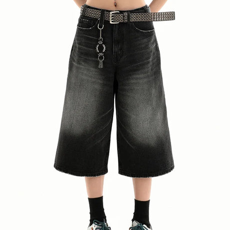 Washed Downtown Jean Shorts