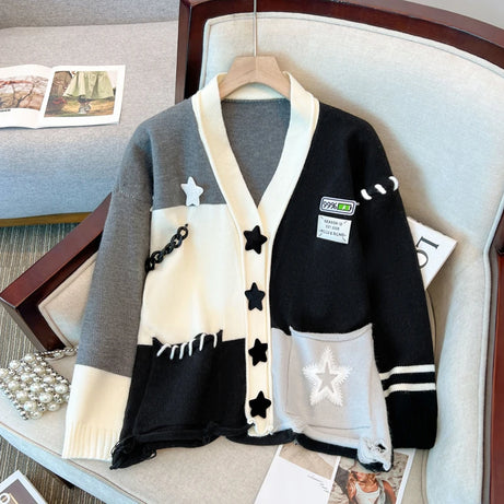 Stellar Patchwork Cardigan