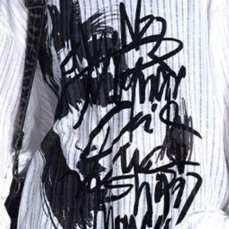 Abstract Echo Sweater