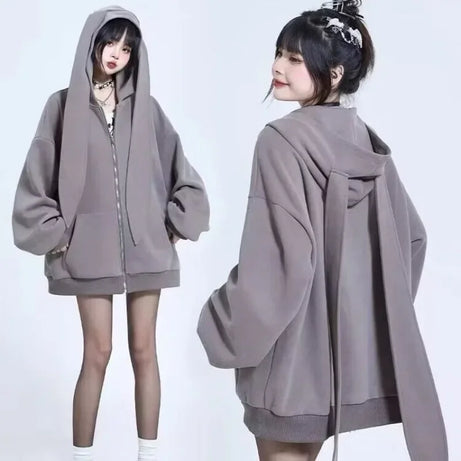 Bunny Ear Oversized Hoodie