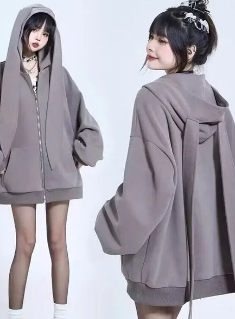 Bunny Ear Oversized Hoodie