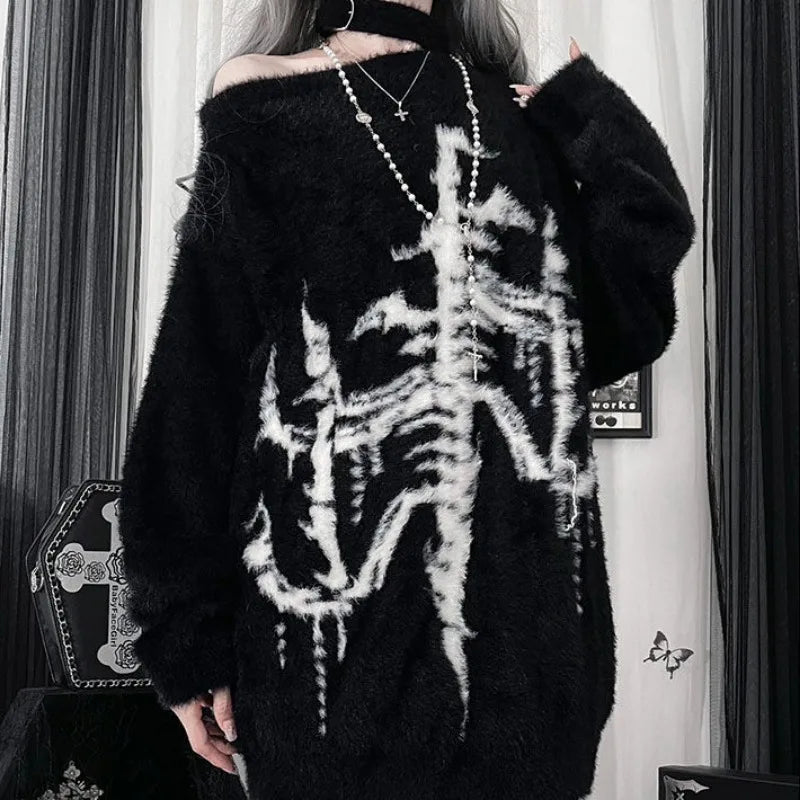 Phantom Skeleton Knit Sweater