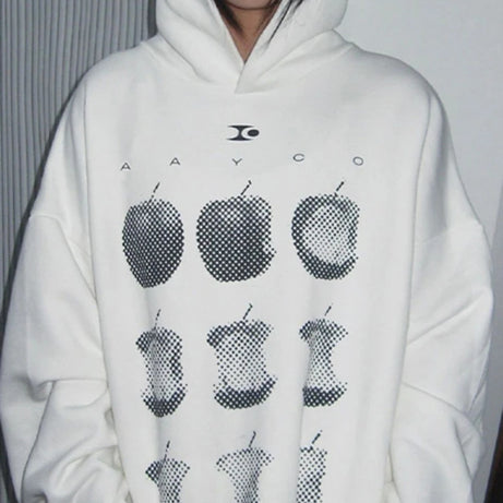 Pixel Core Apple Hoodie