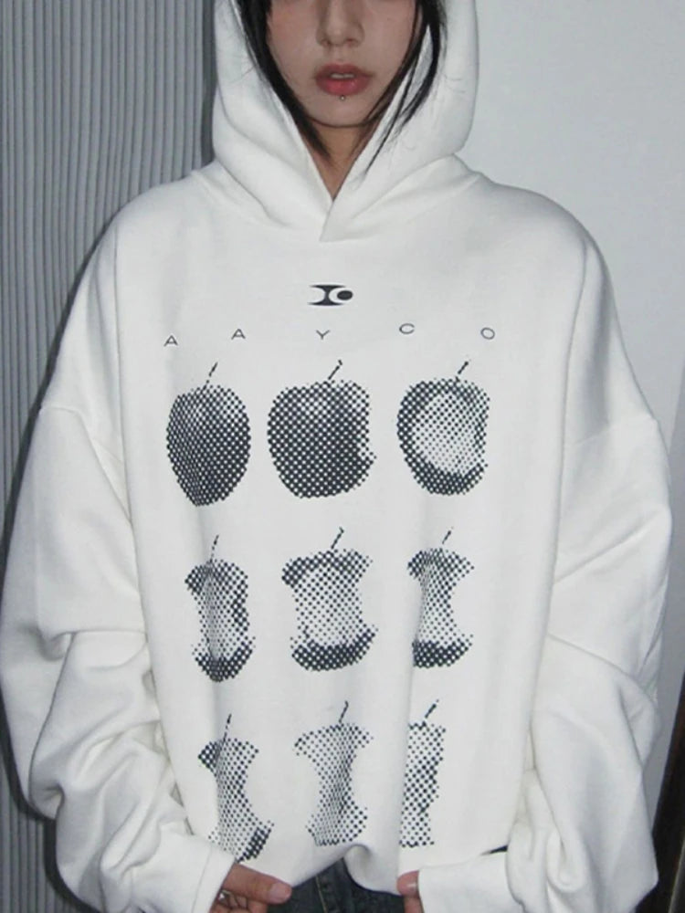 Pixel Core Apple Hoodie