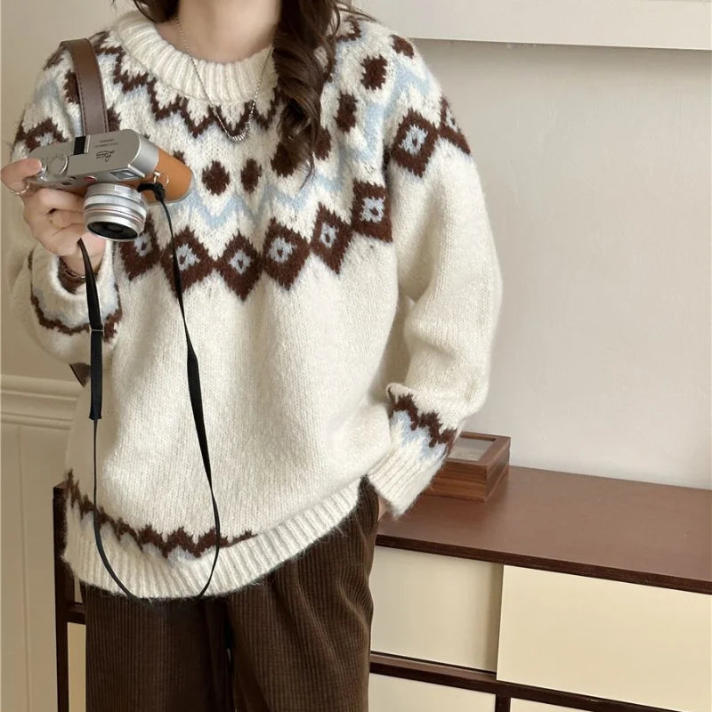 Nordic Charm Knit Sweater