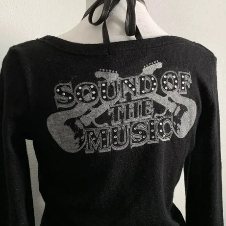 Grunge Festival Long Sleeve Top