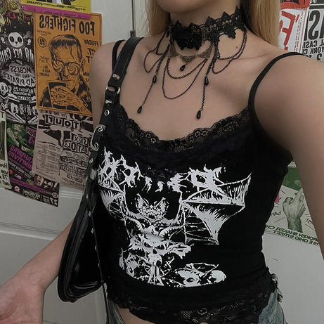 Crimson Shattered Heart Necklace