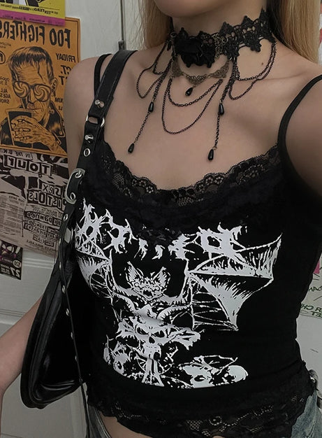 Crimson Shattered Heart Necklace