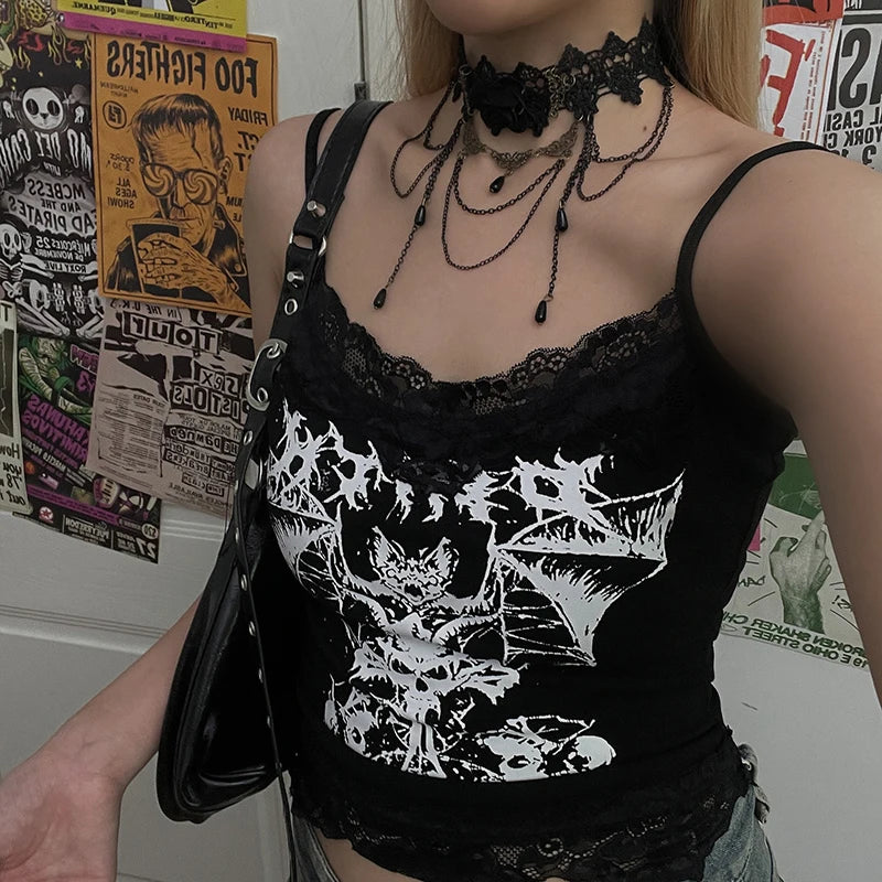 Crimson Shattered Heart Necklace