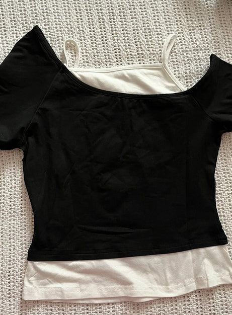 Starry Haunt Off-Shoulder Top