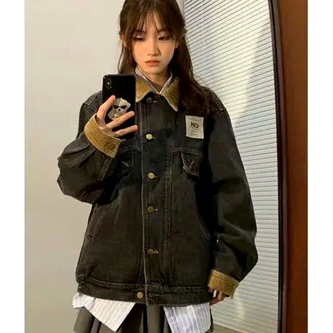 Oversized Vintage Denim Jacket