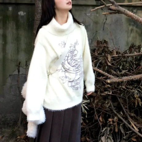 Celestial Embrace Turtleneck Sweater