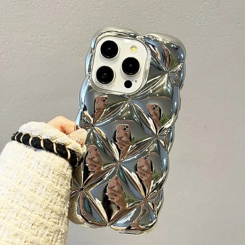 Starburst Silver iPhone Case