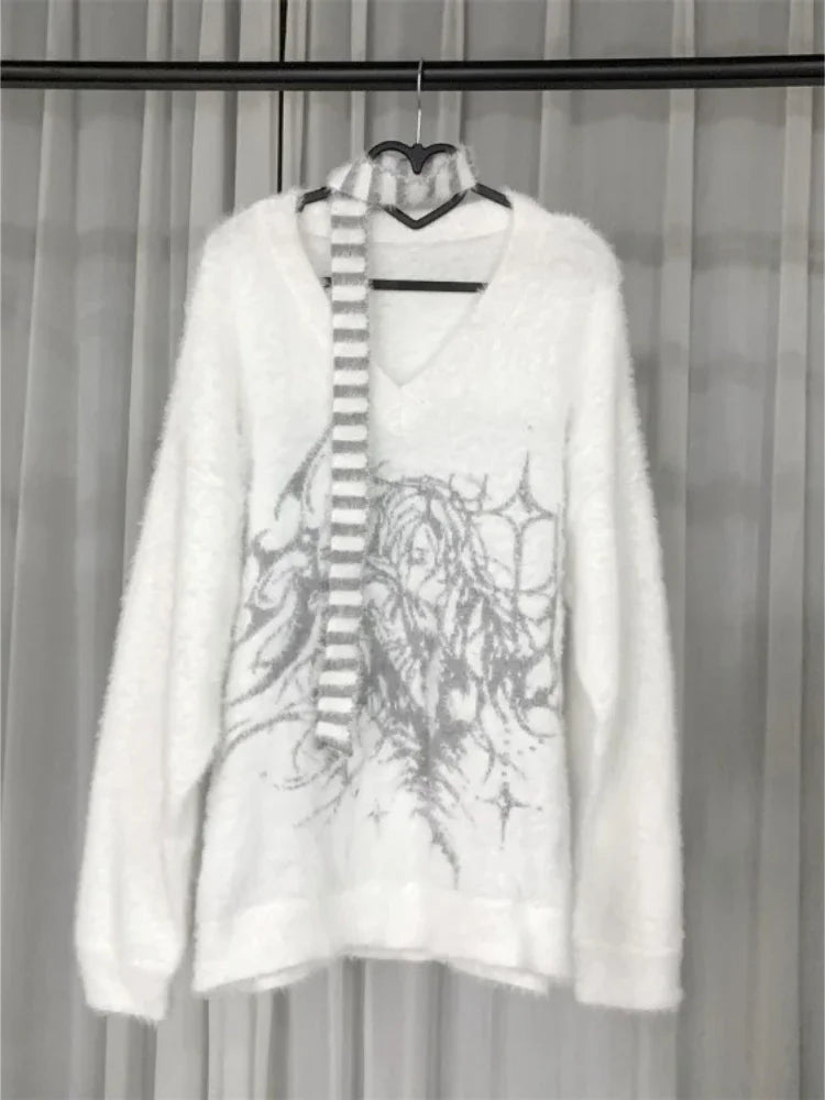 Ethereal Frost Knit Sweater