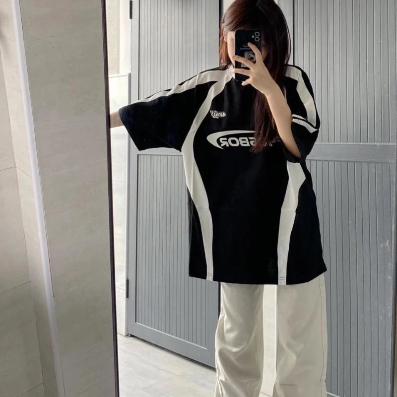 Urban Edge Block Print T-Shirt