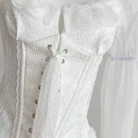 Victorian Romance Lace Corset Dress