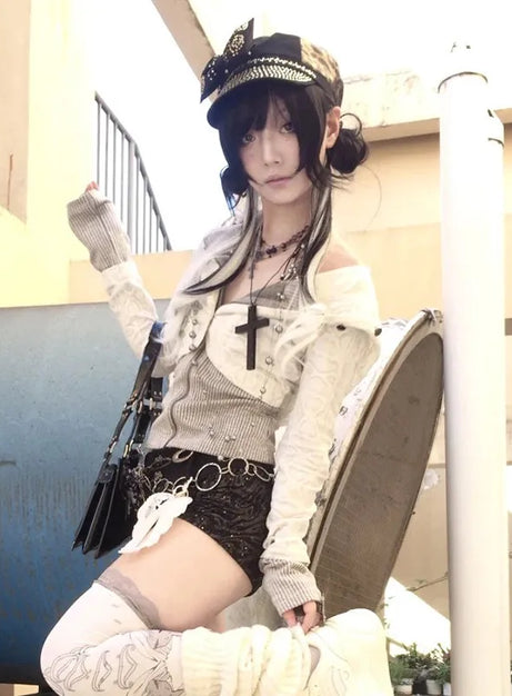 Gothic Lolita Layered Cardigan