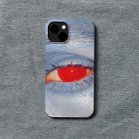 Red Eye Close-Up iPhone Case