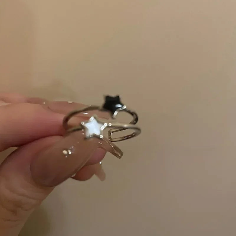 Midnight Duo Star Ring