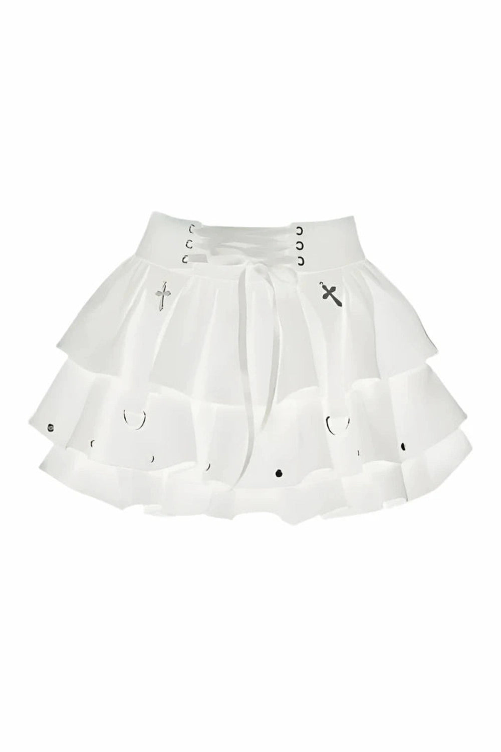 Y2k Gothic Layered Corset Skirt