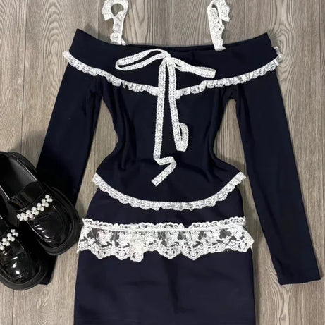 Midnight Lace Elegance Set