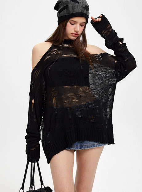 Shattered Dreams Knit Sweater