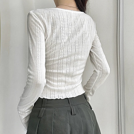 Clean Lines Ribbed Cardigan
