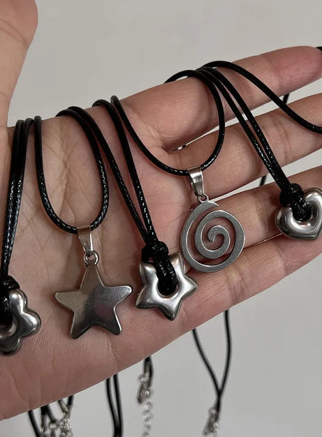 Y2K Cosmic Pendant Necklace