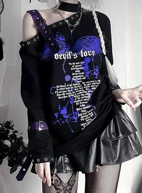 Fallen Angel Oversized Top