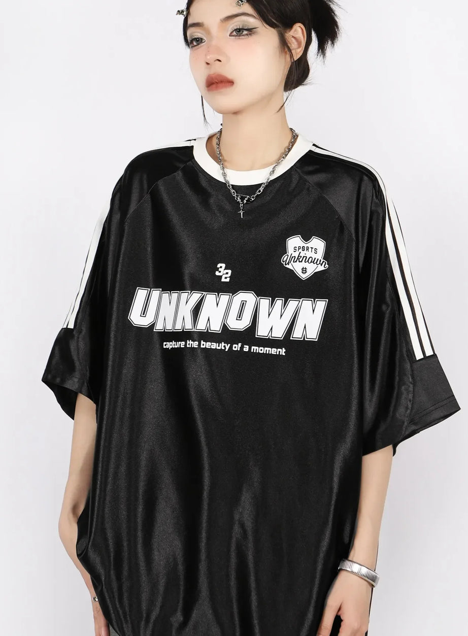 Futuristisches Chrome Sport T-Shirt 