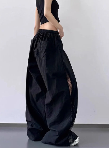 Angel Flow Lace Panel Pants