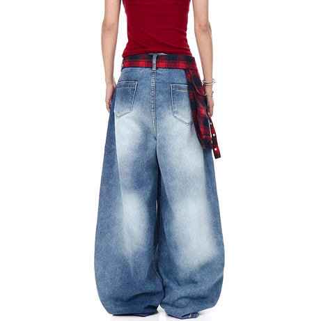 Blue Y2k Oversize Jeans