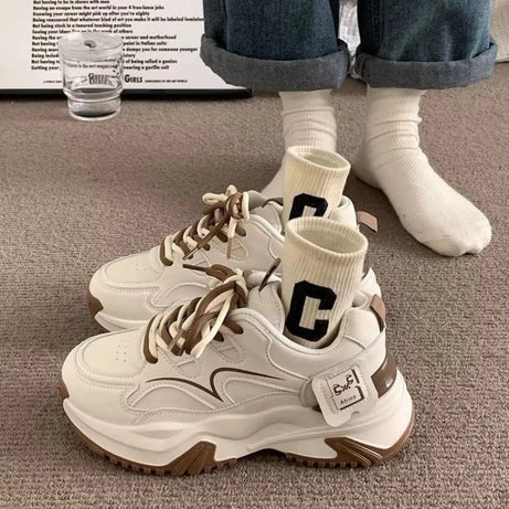 Monochrome Motion Sneakers