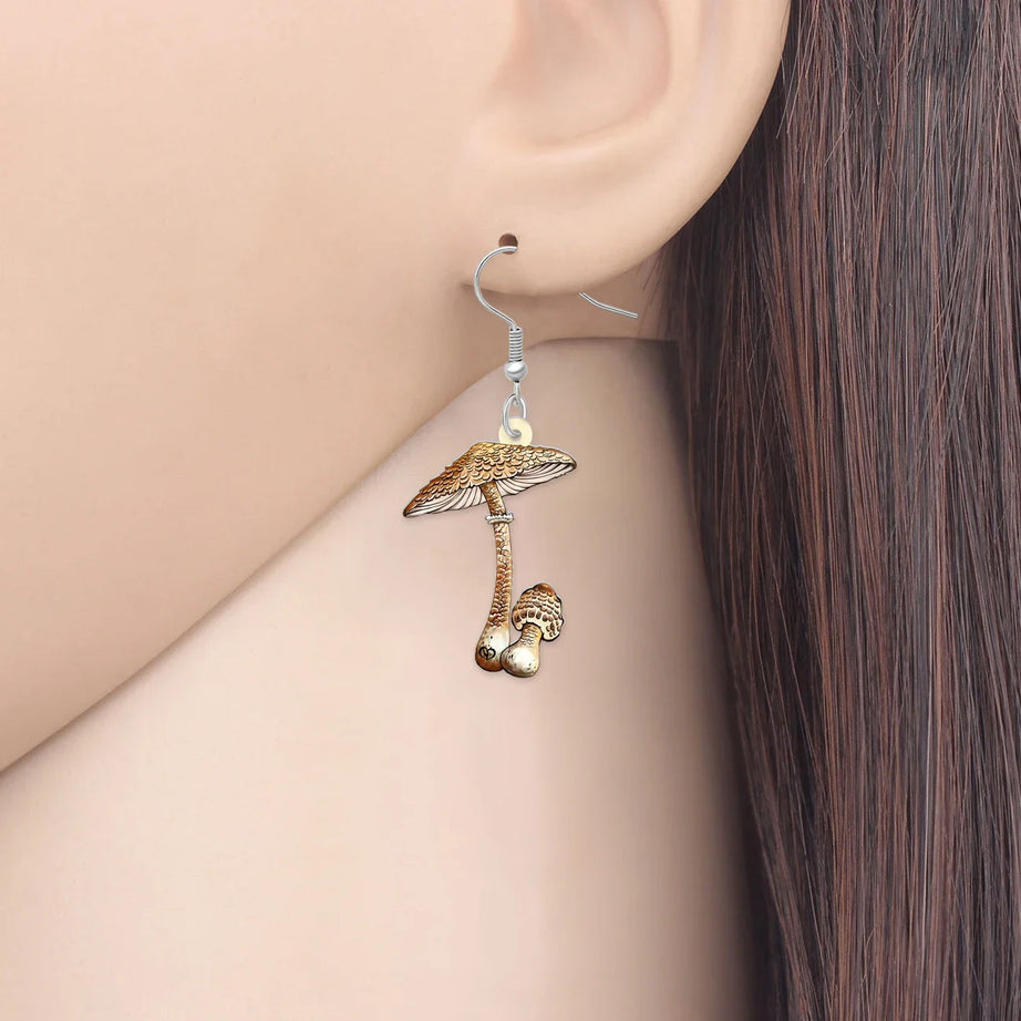 Forest Charm Mushroom Earrings
