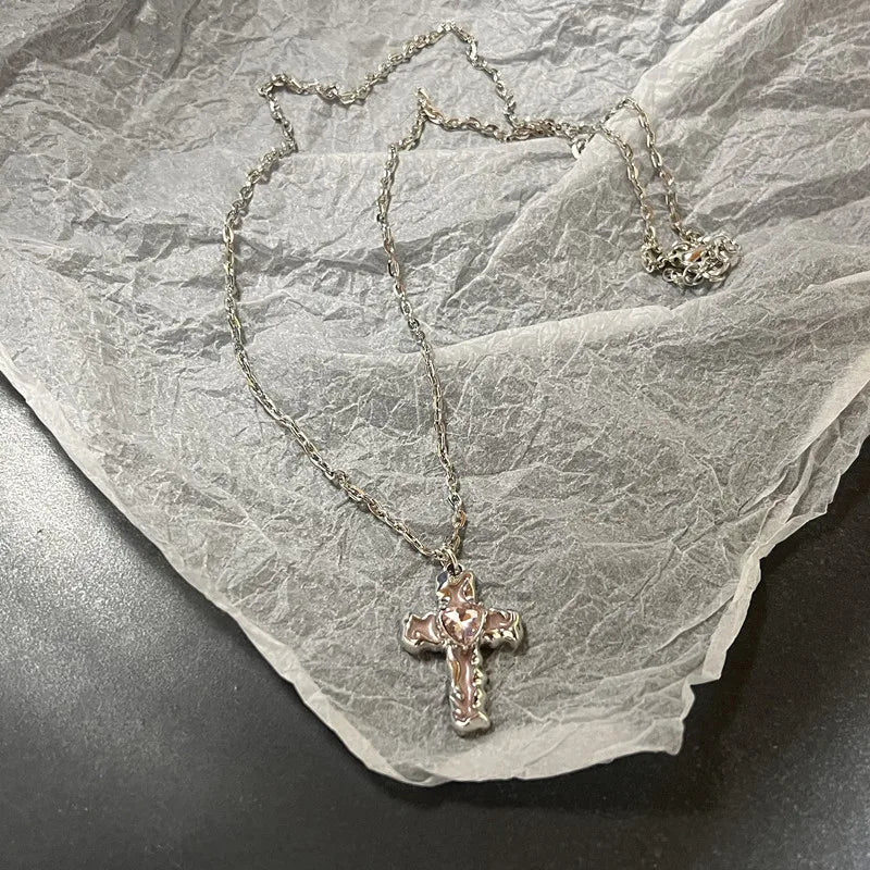 Dark Charm Layered Necklace Set