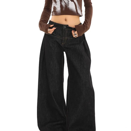 Y2K Streetwear Oversized Denim Pants