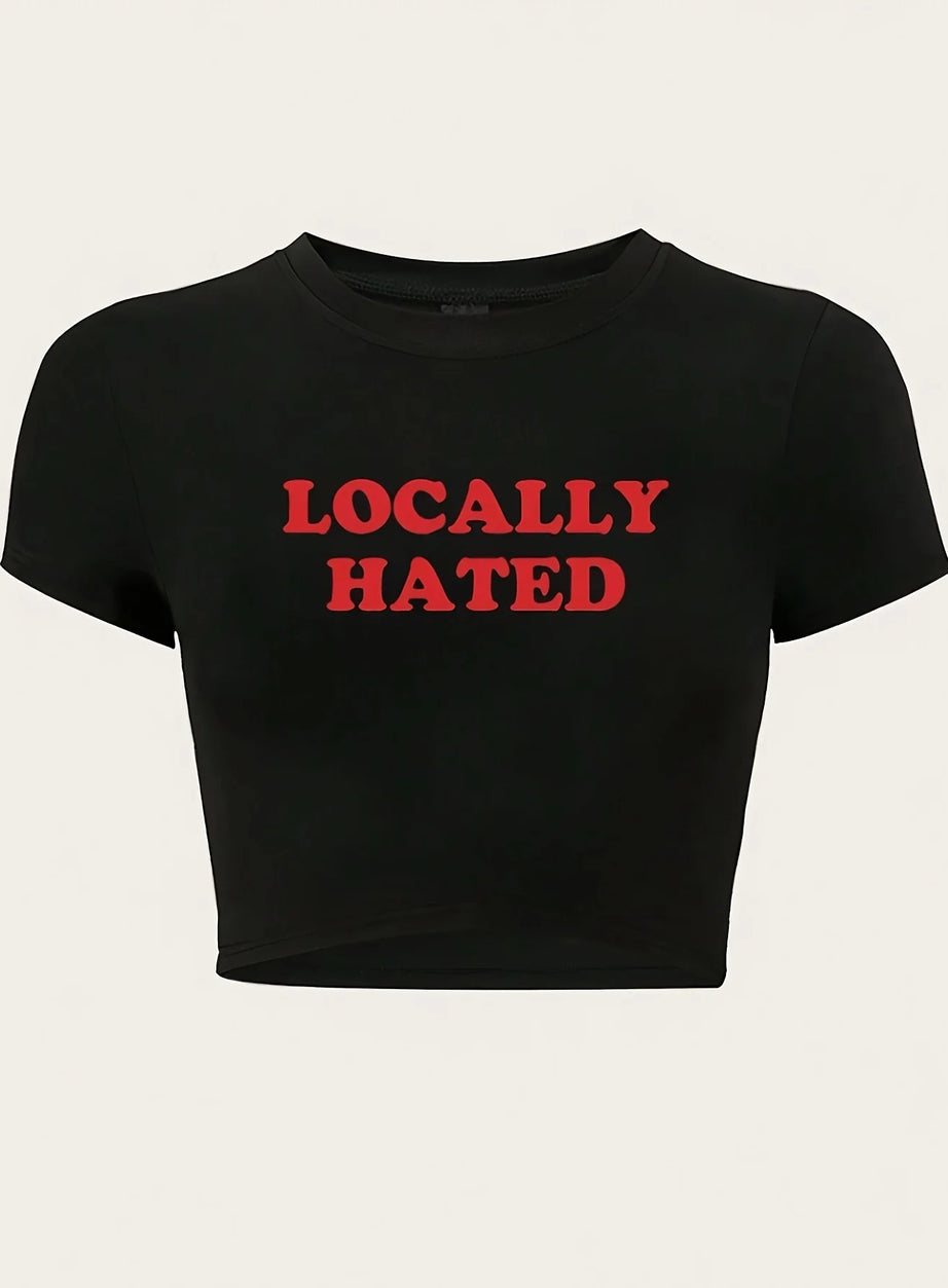 Locally Hated Attitude Crop Top