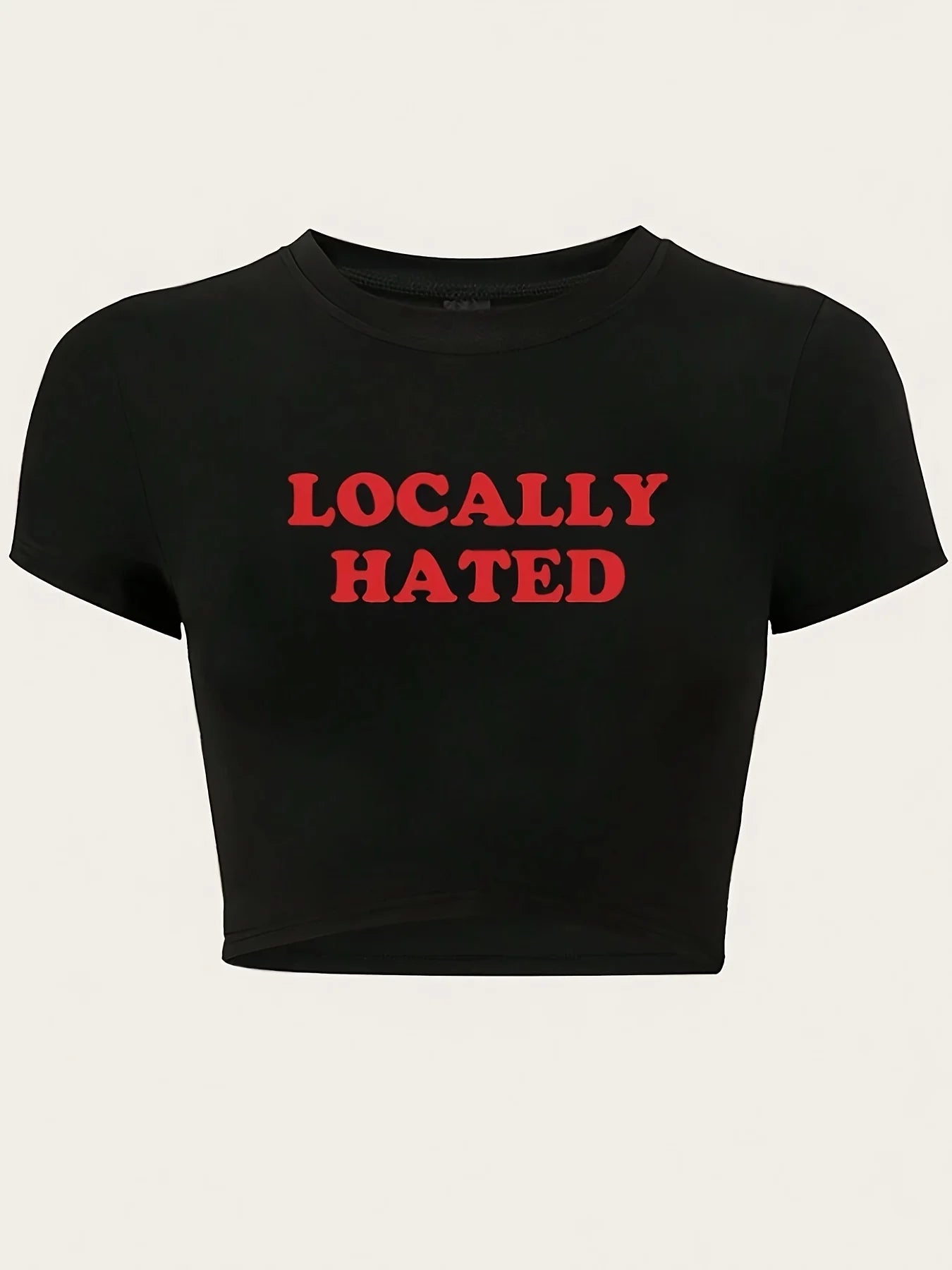 Locally Hated Attitude Crop Top