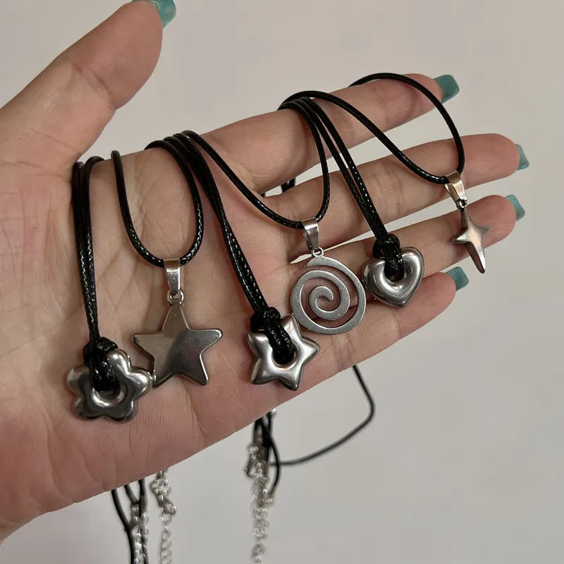 Y2K Cosmic Pendant Necklace