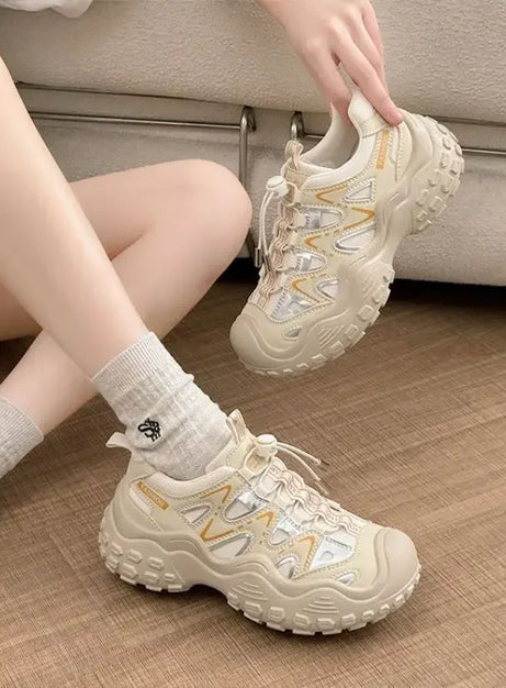 Monochrome Terrain Grip Sneakers