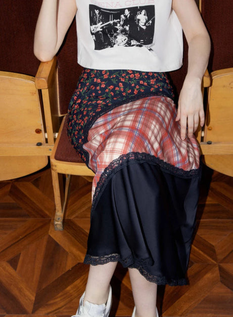 Boho Patchwork Skirt