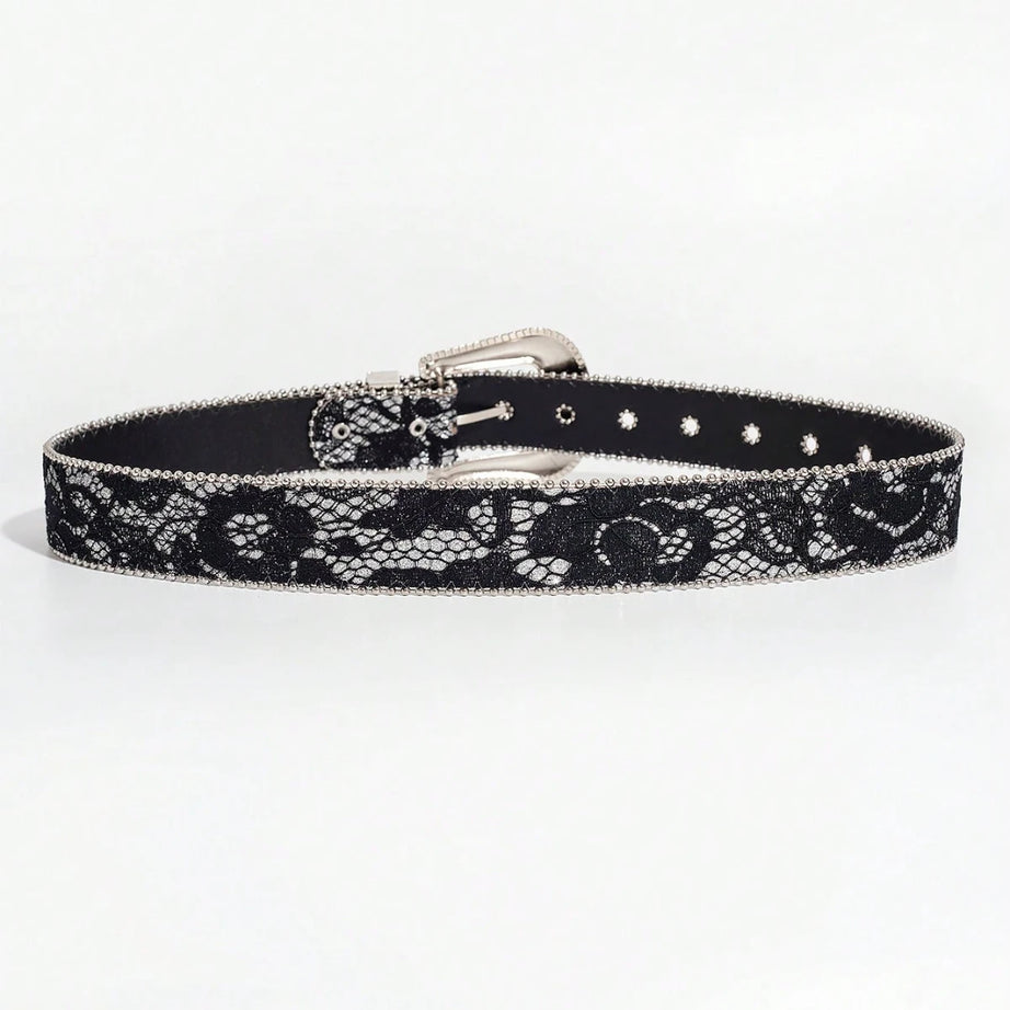 Midnight Lace Western Belt