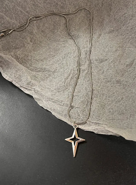 Dark Charm Layered Necklace Set