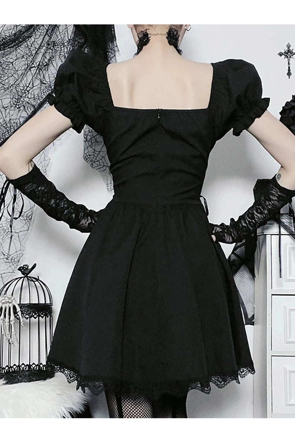 Y2k A-line Bandage Corset Dress