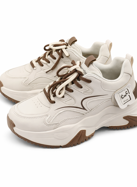 Monochrome Motion Sneakers