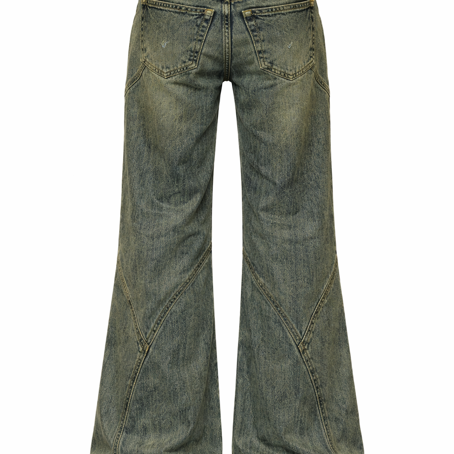 Y2k Denim Retro Wide Leg Jeans