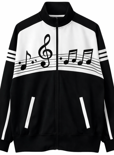 Treble Vibes Track Hoodie