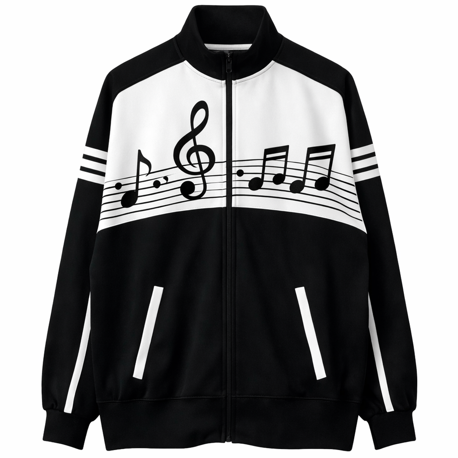 Treble Vibes Track Hoodie